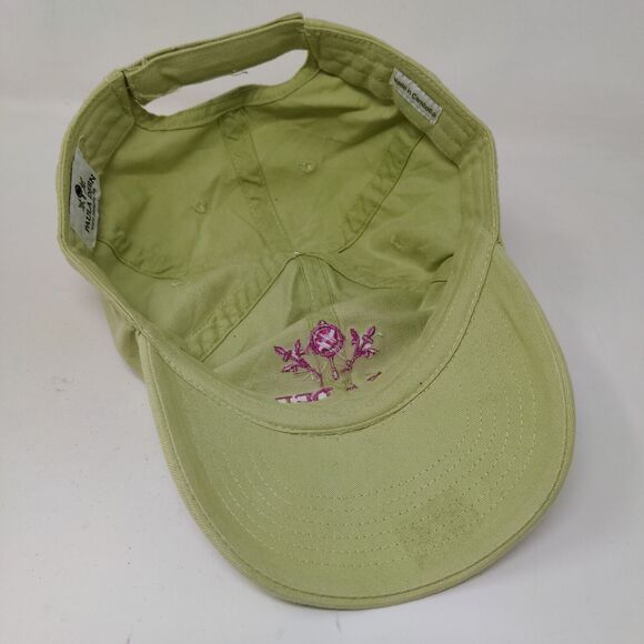 Paula Deen Women's Strapback Hat Green Adjustable Embroidered Logo Cotton - Picture 7 of 9